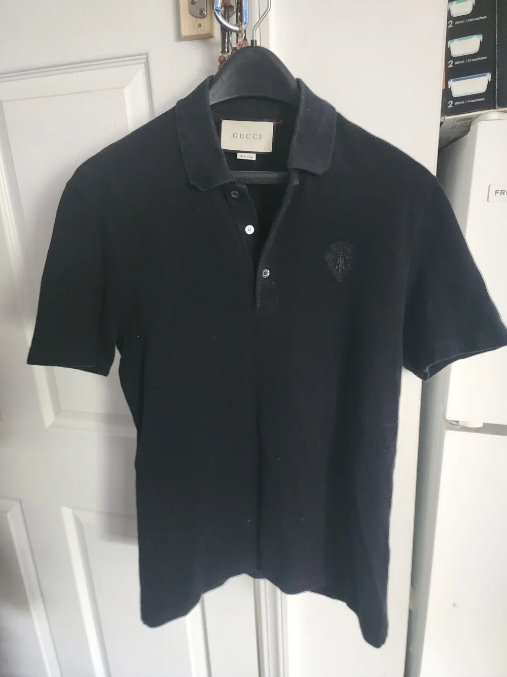 Gucci Black Polo Shirt